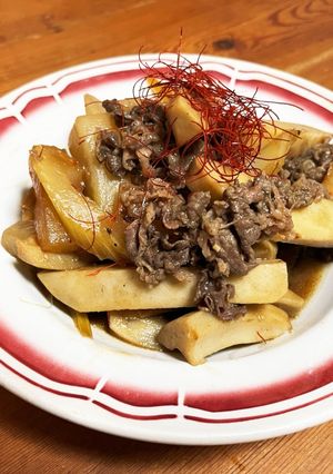 牛肉と根菜の炒め煮-レシピのメイン写真