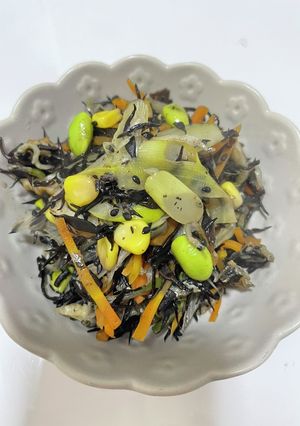 ありそうでなかった?!ねぎ塩ひじき煮-レシピのメイン写真