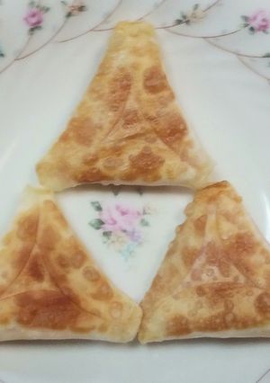 三角餃子、応用編、ハム&チーズ-レシピのメイン写真