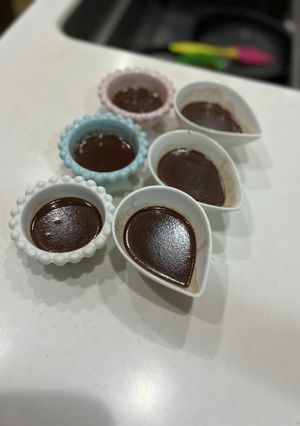 牛乳活用！おいしいミルクチョコぷりん-レシピのメイン写真
