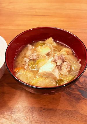 しょうがでポカポカ♡我が家の豚汁-レシピのメイン写真