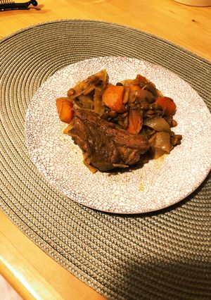 スペアリブとレンズ豆のカレー煮込み-レシピのメイン写真