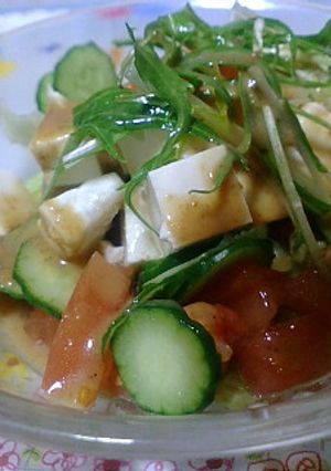 簡単*豆腐サラダ-レシピのメイン写真