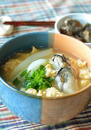 細切り白菜で牡蠣入りかき玉うどん風♪-レシピのメイン写真