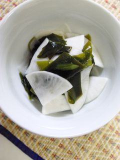 かぶとわかめのやさしい酢の物-レシピのメイン写真