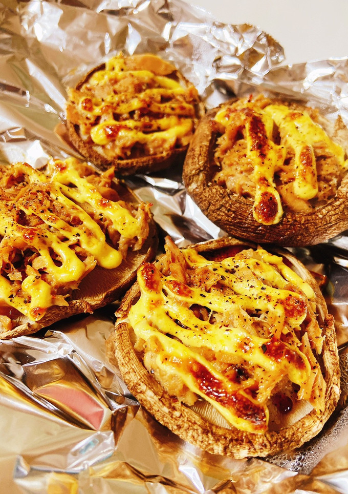 しいたけのツナマヨ焼き-レシピのメイン写真