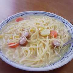 残ったシチューでクリームパスタ-レシピのメイン写真