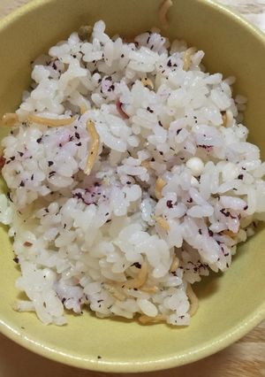 ちりめん山椒＆ゆかりのまぜごはん-レシピのメイン写真