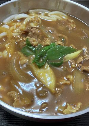 我が家のカレーうどん-レシピのメイン写真