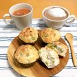 枝豆とチーズのカップパン♪ゴムベラで簡単