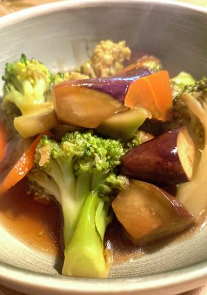 彩り野菜の副菜♪ 黒酢あんかけ風-レシピのメイン写真