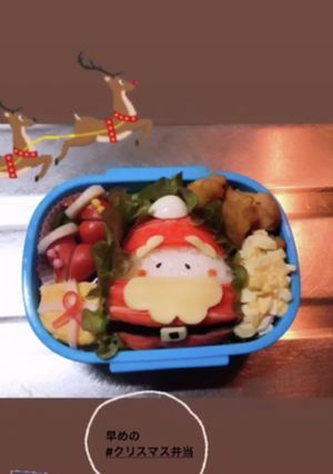 キャラ弁✩クリスマス♬サンタさん弁当-レシピのメイン写真