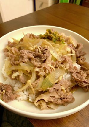 □簡単すぎる□感動牛丼-レシピのメイン写真
