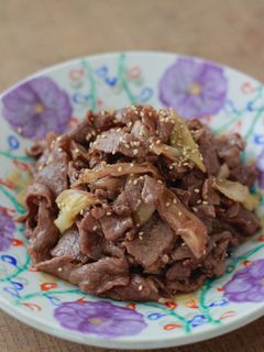 ☆牛肉と長ねぎのスタミナ炒め☆-レシピのメイン写真