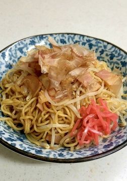 ★洗い物最少!レンジで簡単もやし焼きそば-レシピのメイン写真