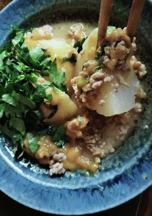 厨房ばあばぁ!丸大根ミンチ炊き。-レシピのメイン写真