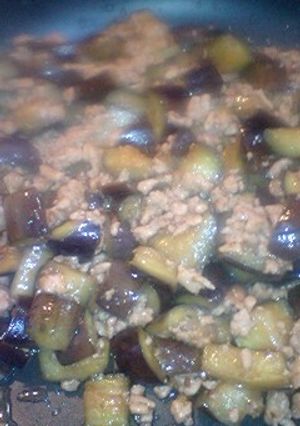 豚ミンチとナスだけ！簡単味噌炒め-レシピのメイン写真