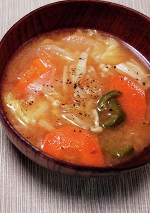 ホエイ消費に！さわやか野菜スープ-レシピのメイン写真