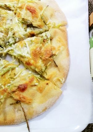 ボッタルガと水菜のピザ-レシピのメイン写真