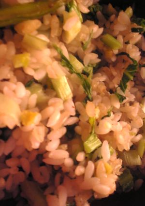 小松菜と椎茸の炒飯-レシピのメイン写真