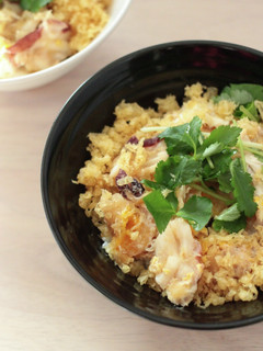 油で揚げない!やわらかタコの天とじ丼-レシピのメイン写真