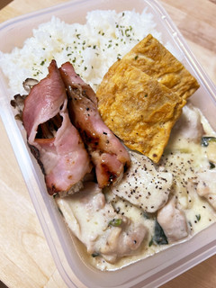 こってりチーズ☆チキンのクリーム煮弁当-レシピのメイン写真