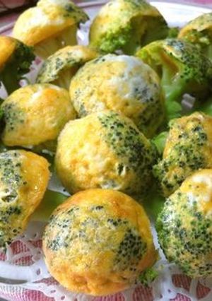たこ焼き器で☆ブロッコリーのチーズピカタ-レシピのメイン写真