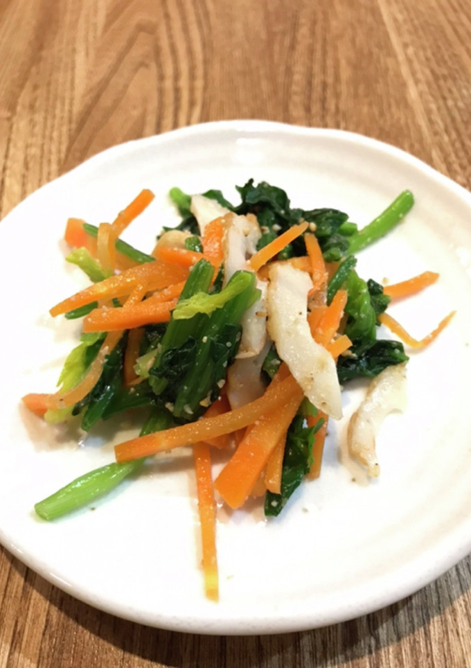 ちくわとほうれん草とにんじんのごま酢和え-レシピのメイン写真