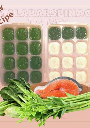 つるむらさき・鮭(離乳食 中期)-レシピのメイン写真
