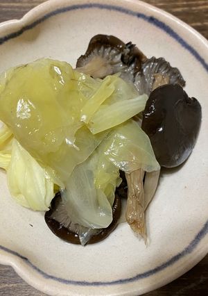 キャベツとひらたけのさっと煮-レシピのメイン写真