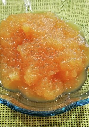 レンジで♫懐かしい給食の《りんごジャム》-レシピのメイン写真