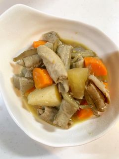 【大量消費】根菜の豚もつ煮こみ-レシピのメイン写真