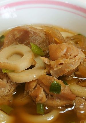 かしわうどん☆給食メニュー-レシピのメイン写真