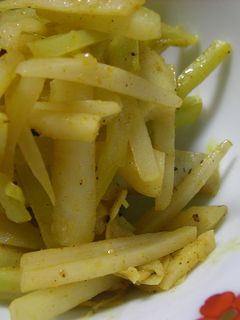 大根の皮が旨い!ニンニクカレーきんぴら-レシピのメイン写真