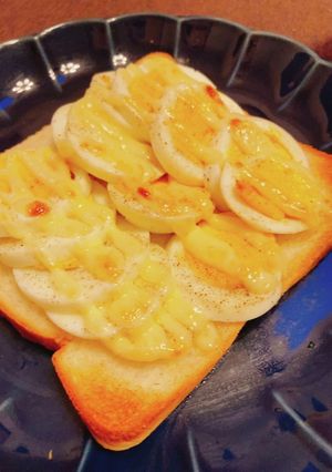 簡単美味しい♪ゆで卵トースト-レシピのメイン写真