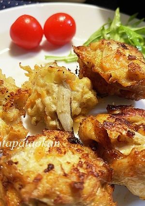 鶏ミンチとゴボウの落とし揚げ-レシピのメイン写真