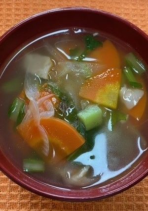 かぶとベーコンのコンソメスープ-レシピのメイン写真