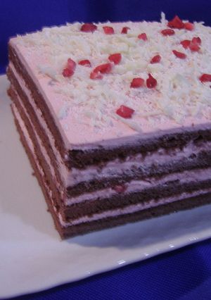 クレーム　フランボワーズのケーキ-レシピのメイン写真