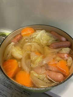 ごろごろ野菜のスープ-レシピのメイン写真