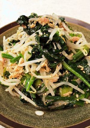 もやしとほうれん草とツナのナムル-レシピのメイン写真