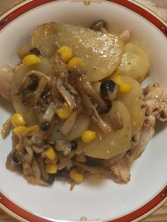 豚肉としめじとじゃがいものオイスター炒め-レシピのメイン写真