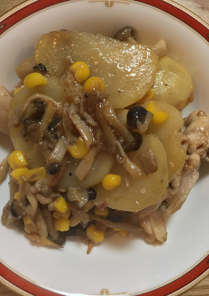 豚肉としめじとじゃがいものオイスター炒め-レシピのメイン写真