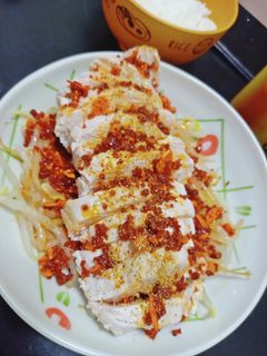超簡単!ピリ辛よだれ鶏風-レシピのメイン写真