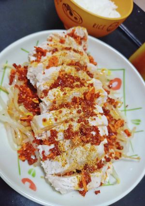 超簡単!ピリ辛よだれ鶏風-レシピのメイン写真