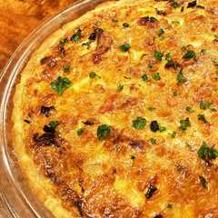 รูปของ 生地から手作り♪豆乳でヘルシーキッシュ