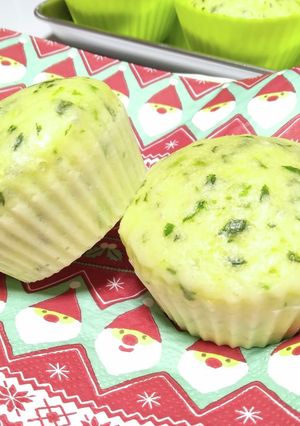 簡単!チーズ蒸しパン(ほうれん草)-レシピのメイン写真