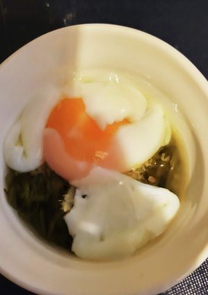 めかぶの温玉のせ-レシピのメイン写真