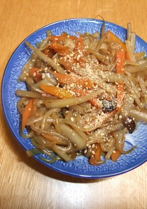 我が家のアレンジ　きんぴらごぼう-レシピのメイン写真