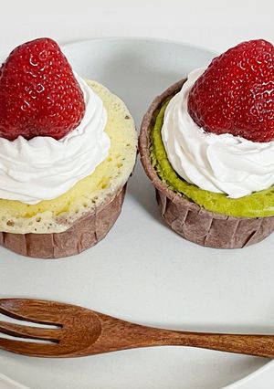 材料2つでレンジ☆カップケーキ-レシピのメイン写真
