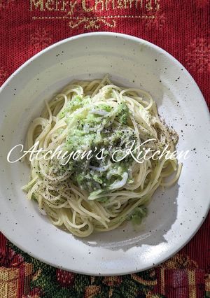 ブロッコリーとしらすとチーズの翡翠パスタ-レシピのメイン写真